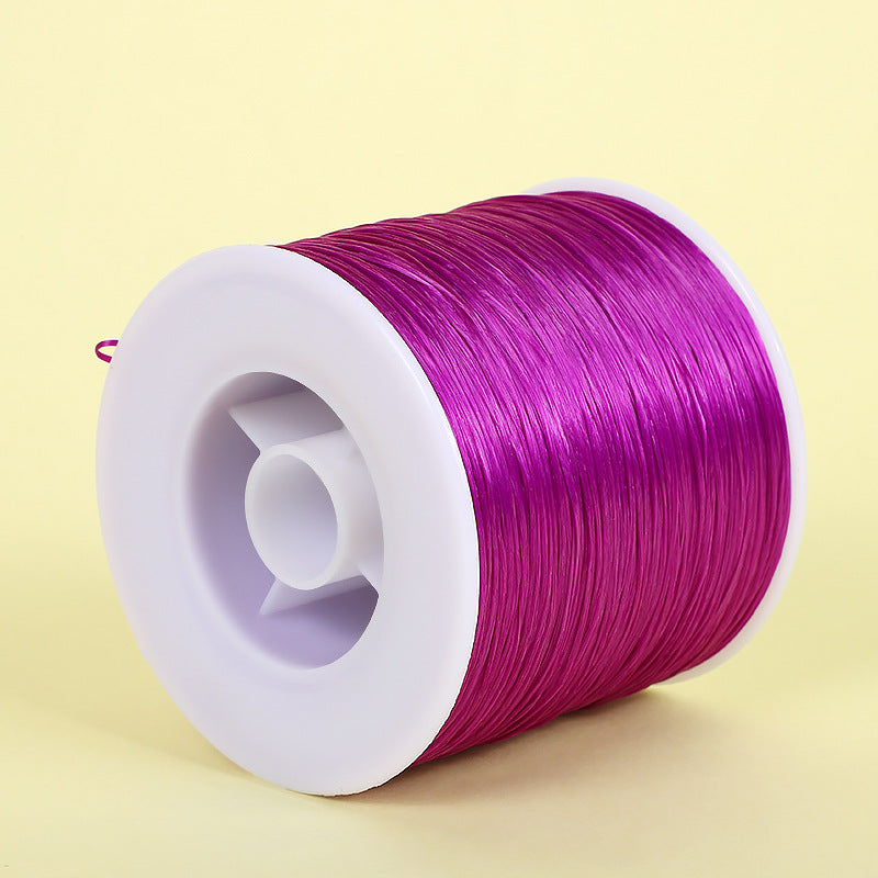 ST03 0.8mm 546yd/500m/roll Flat Elastic String Stretch String for DIY Jewelry Making