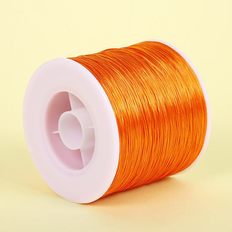 ST03 0.8mm 546yd/500m/roll Flat Elastic String Stretch String for DIY Jewelry Making