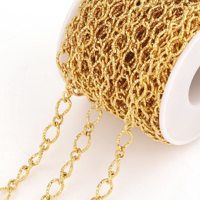 CH22 Stainless Steel Knot Chain Sold By Meter