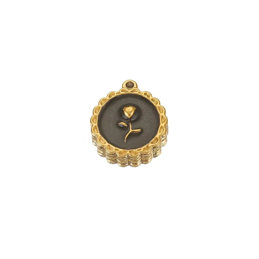 PD16 Flower Pendant Rose Pendant Tulips Pendant for DIY Jewelry Making