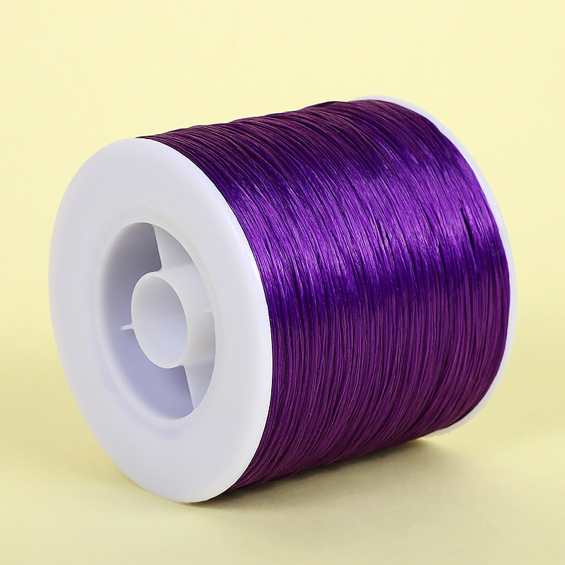 ST03 0.8mm 546yd/500m/roll Flat Elastic String Stretch String for DIY Jewelry Making