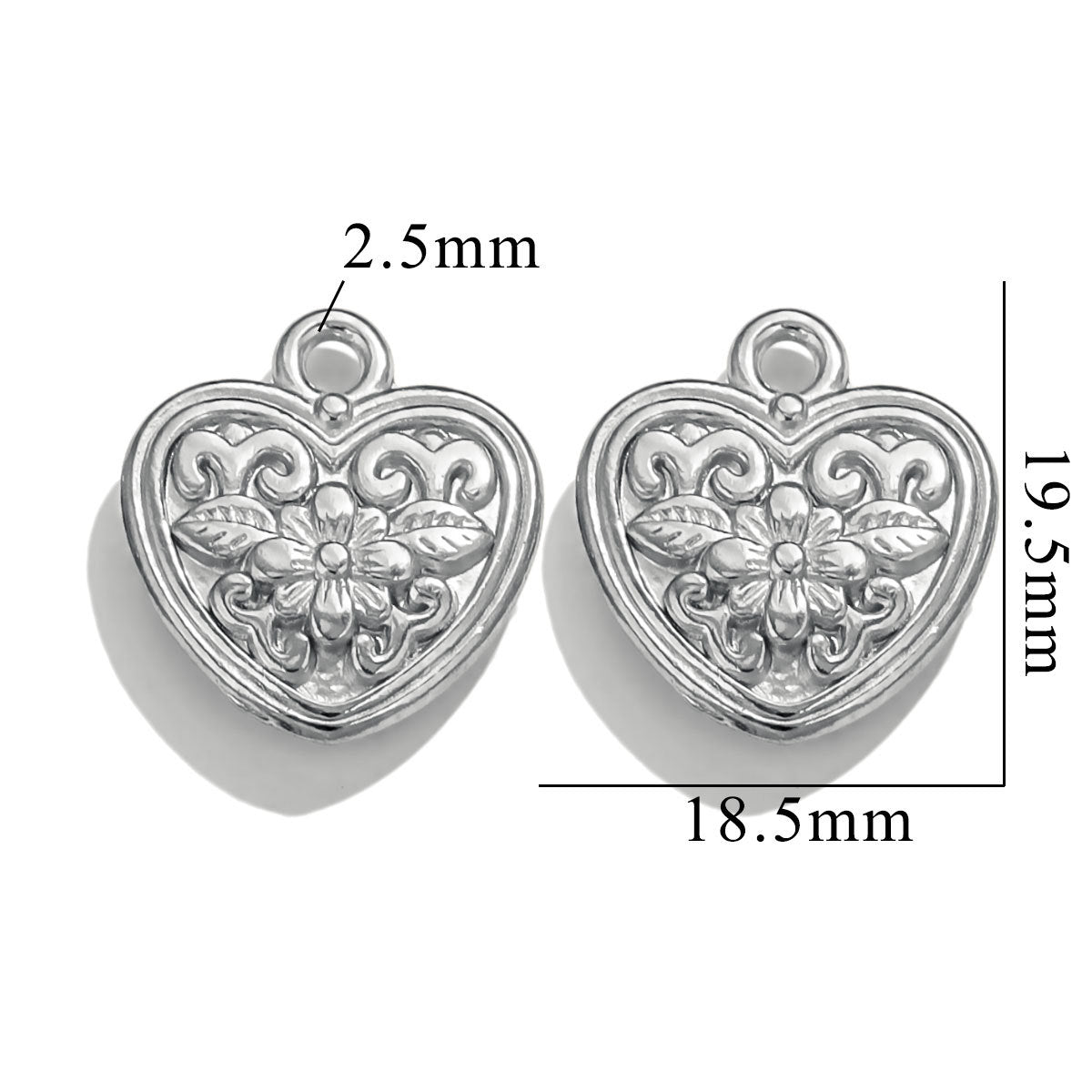 SPC80 Shaped Charms Leaf Heart Flower Owl Shape Pendant