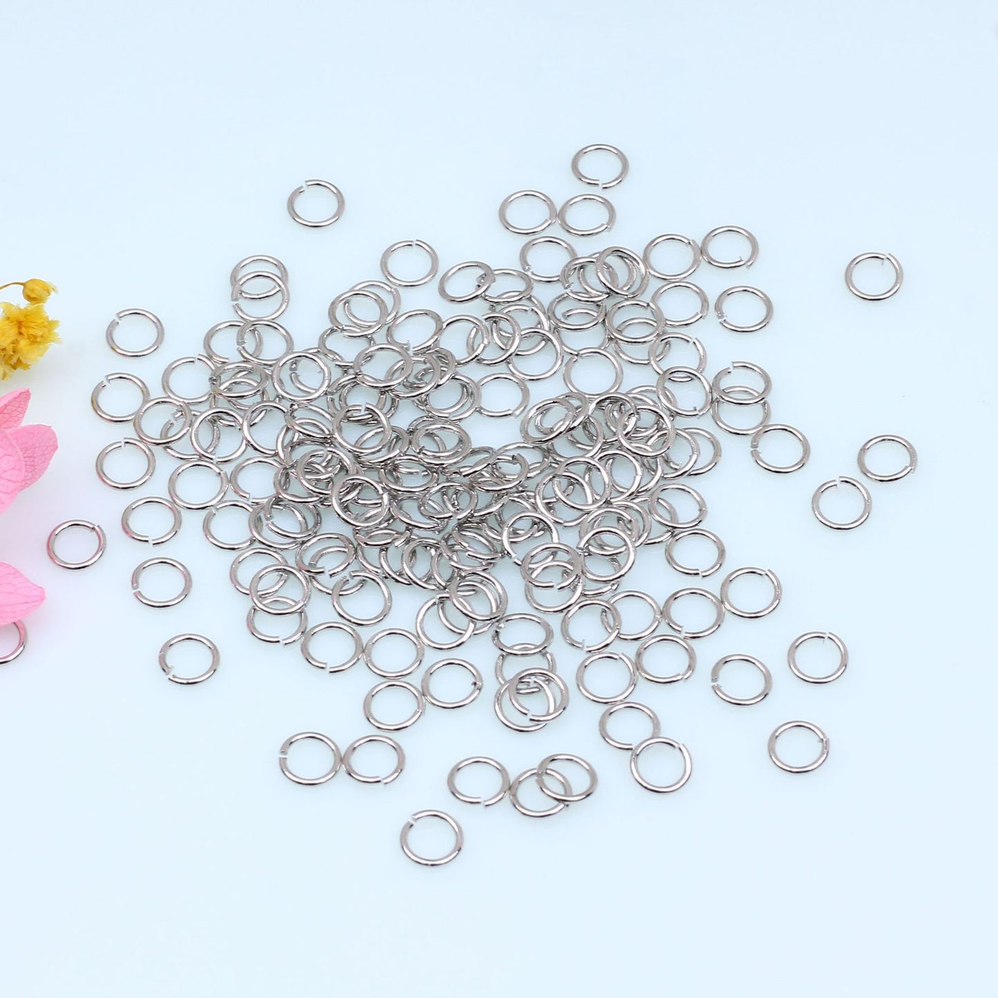 JR01 Jump Ring Closed & Opened Jump Ring for DIY Bracelet Necklace Making