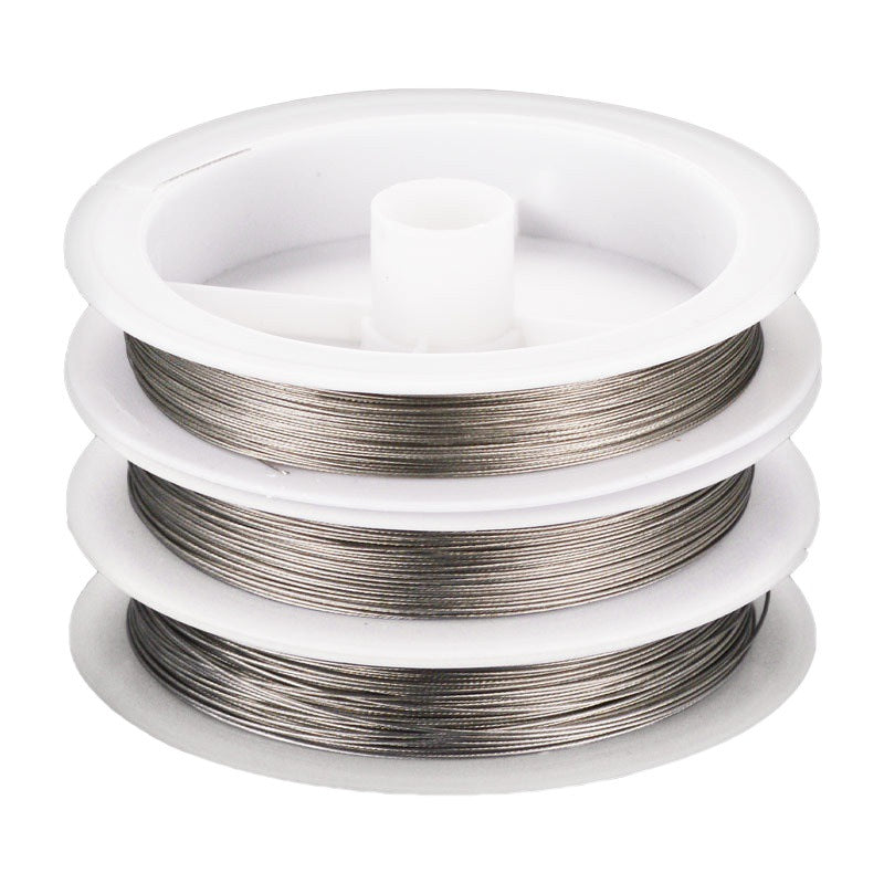 ST11 0.3mm 164ft/50m Nylon-coated Steel Metal Craft Beading String 0.3/0.35/0.38mm for Jewelry DIY Making