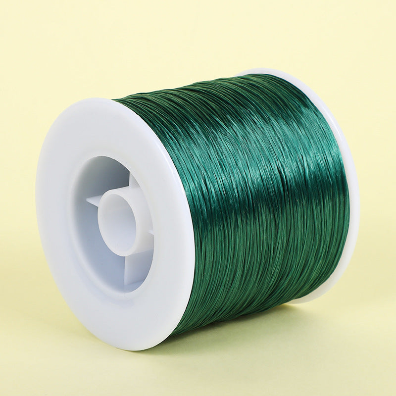 ST03 0.8mm 546yd/500m/roll Flat Elastic String Stretch String for DIY Jewelry Making