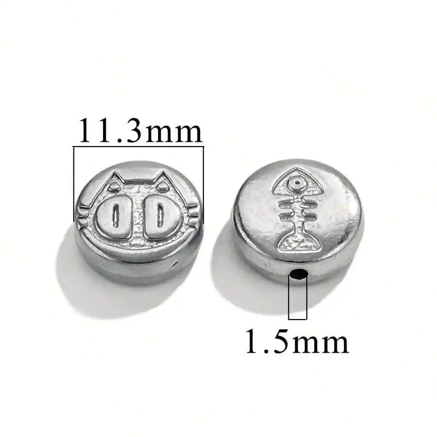 SPC43 Charms Beads Spacer Beads for DIY Bracelet Necklace