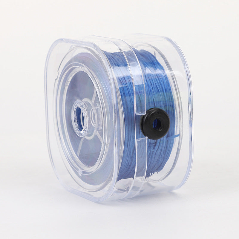 ST01 0.8mm 295ft/90m Flat Elastic String with Storing Case Stretch String for Beads Bracelet DIY Jewellery Making