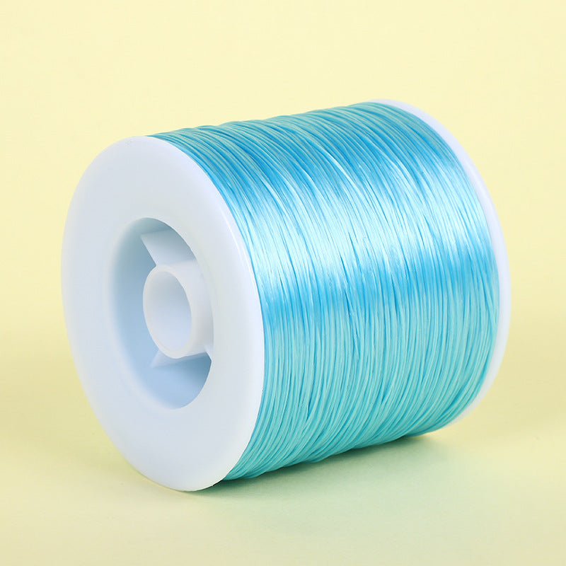 ST03 0.8mm 546yd/500m/roll Flat Elastic String Stretch String for DIY Jewelry Making
