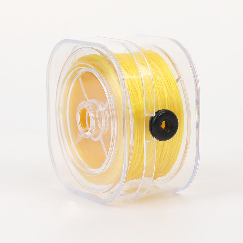 ST01 0.8mm 295ft/90m Flat Elastic String with Storing Case Stretch String for Beads Bracelet DIY Jewellery Making