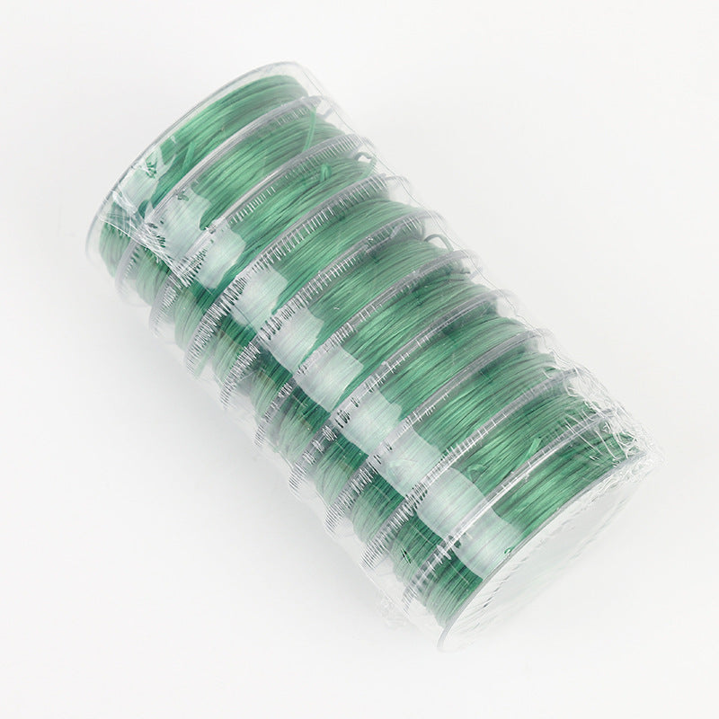 ST05 0.7mm 32ft/10m/roll 10 Roll/pack Flat Elastic String Stretch String for DIY Bracelet Jewelry Making