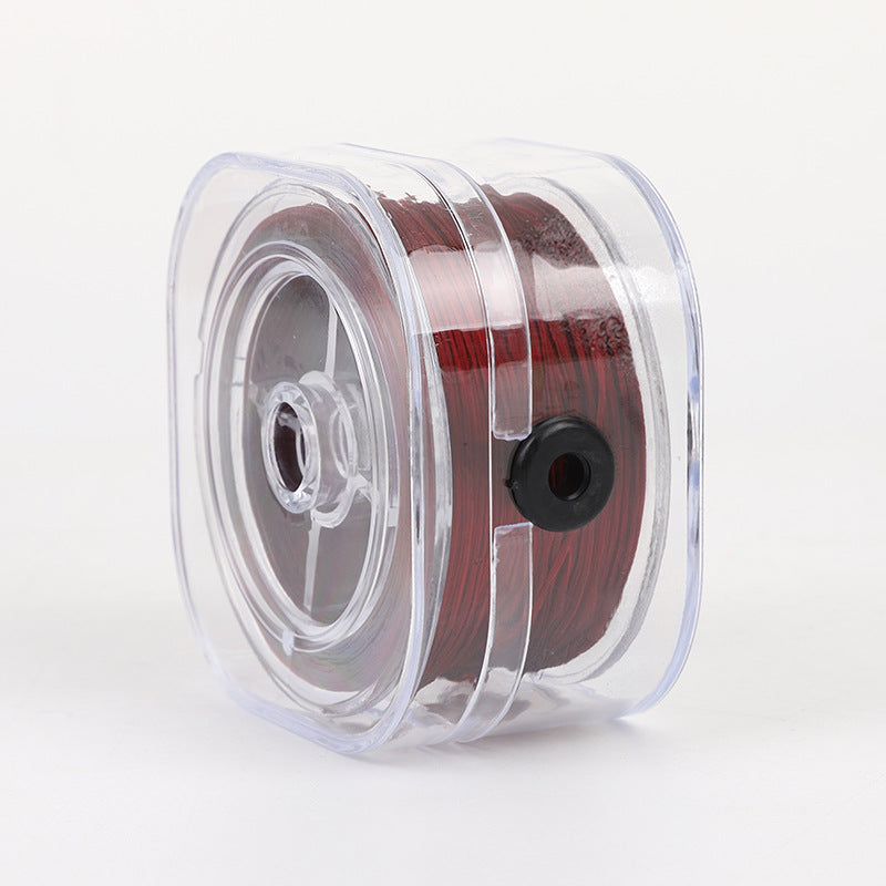 ST01 0.8mm 295ft/90m Flat Elastic String with Storing Case Stretch String for Beads Bracelet DIY Jewellery Making