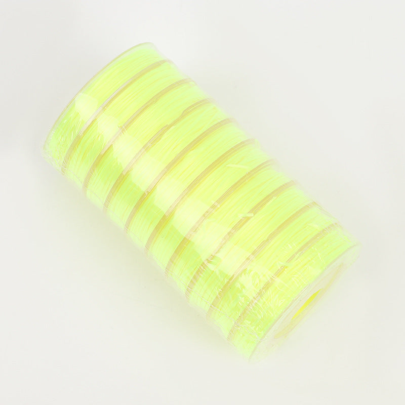 ST05 0.7mm 32ft/10m/roll 10 Roll/pack Flat Elastic String Stretch String for DIY Bracelet Jewelry Making