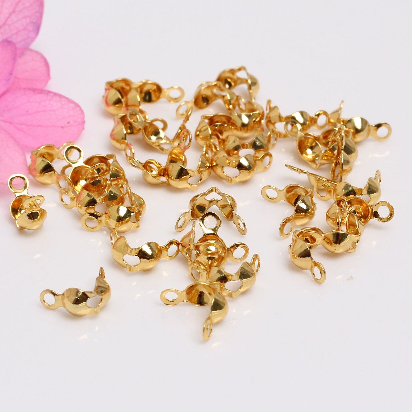 CB02 Crimp Bead Cover Buckles for Crimp Beads