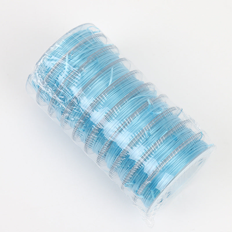 ST05 0.7mm 32ft/10m/roll 10 Roll/pack Flat Elastic String Stretch String for DIY Bracelet Jewelry Making