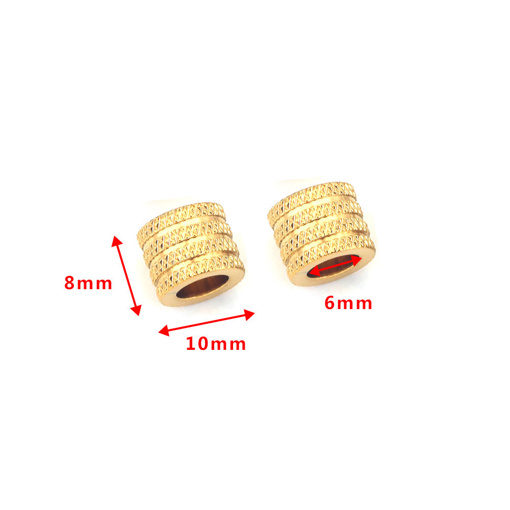 SPC46 Big Hole Spacer Beads Charms Beads Cylinder Shape Charms Beads for DIY Jewelry Making