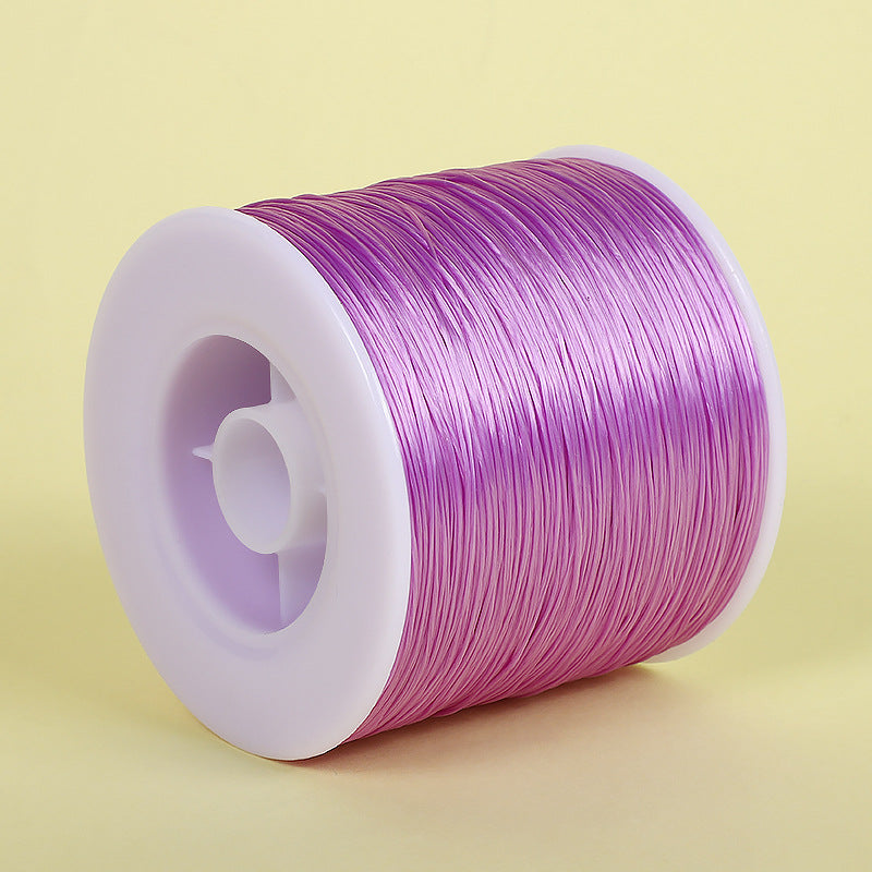 ST03 0.8mm 546yd/500m/roll Flat Elastic String Stretch String for DIY Jewelry Making