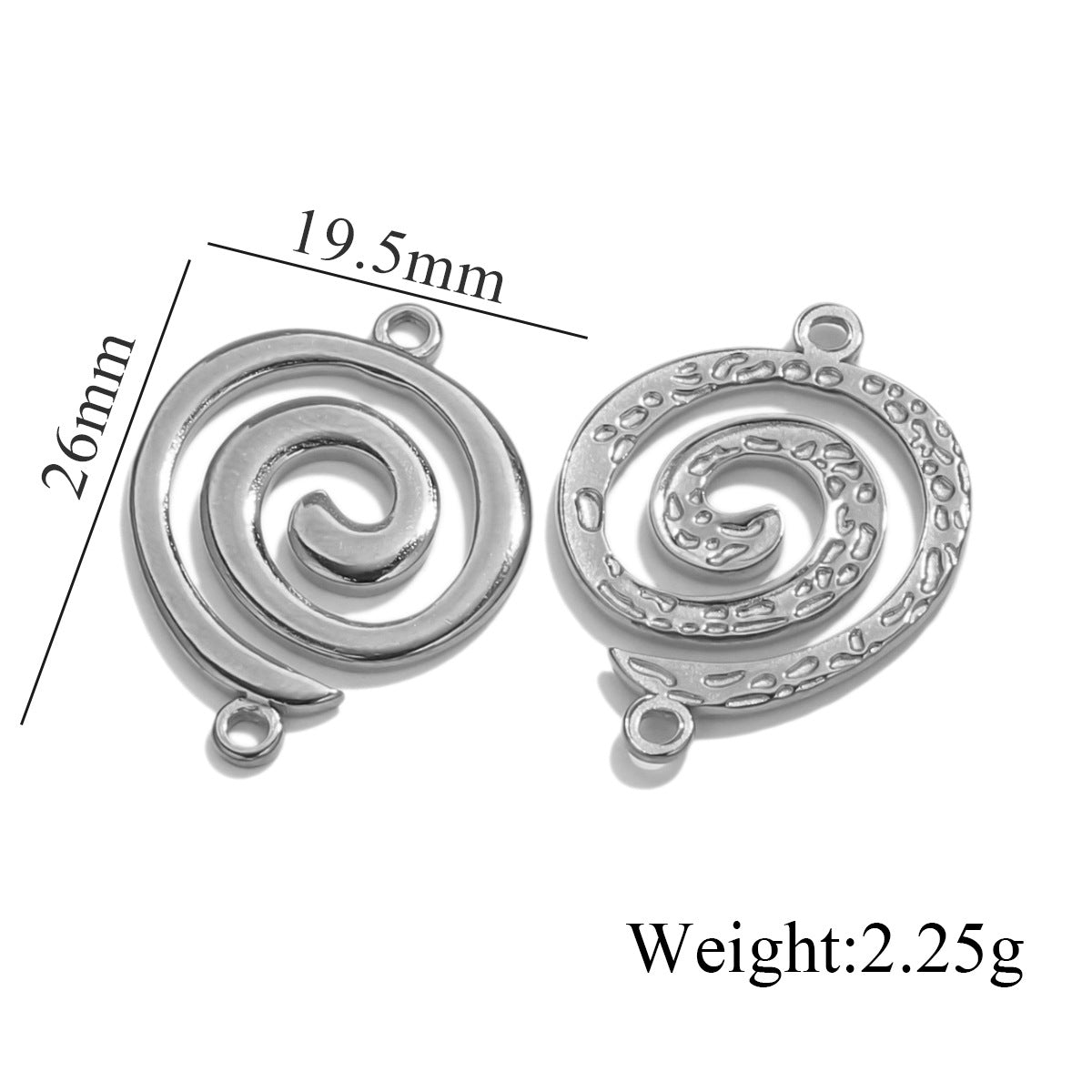 PD21 Stainless Steel Whirlpool Pendant One Hook Double Hooks Available