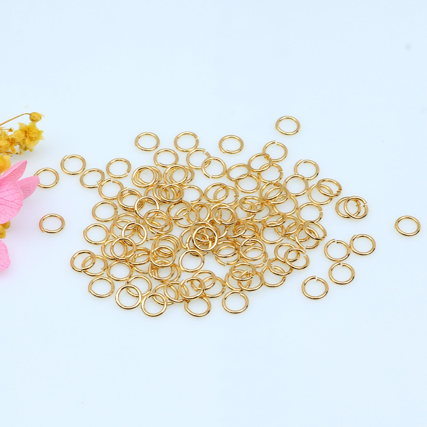 JR01 Jump Ring Closed & Opened Jump Ring for DIY Bracelet Necklace Making