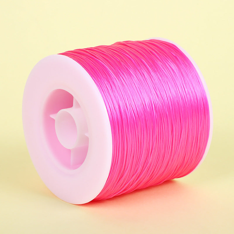 ST03 0.8mm 546yd/500m/roll Flat Elastic String Stretch String for DIY Jewelry Making