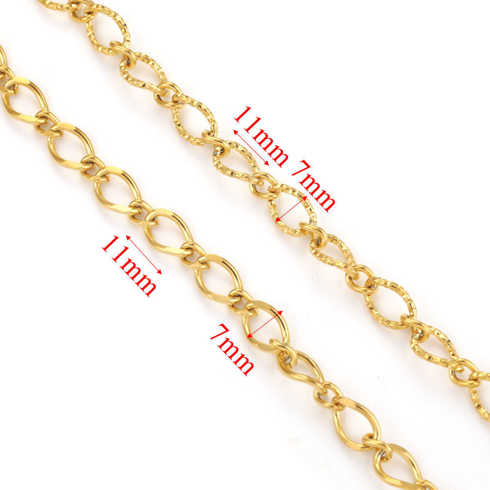 CH22 Stainless Steel Knot Chain Sold By Meter