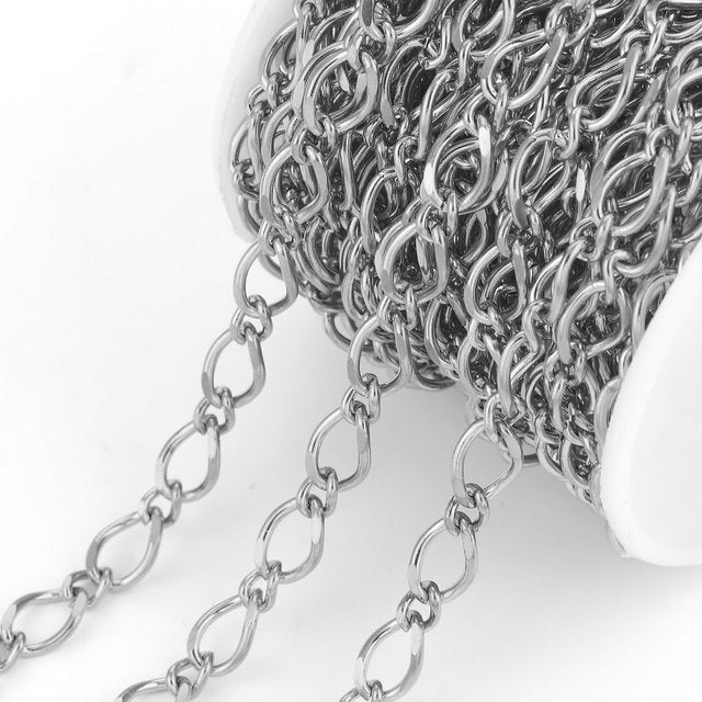 CH22 Stainless Steel Knot Chain Sold By Meter