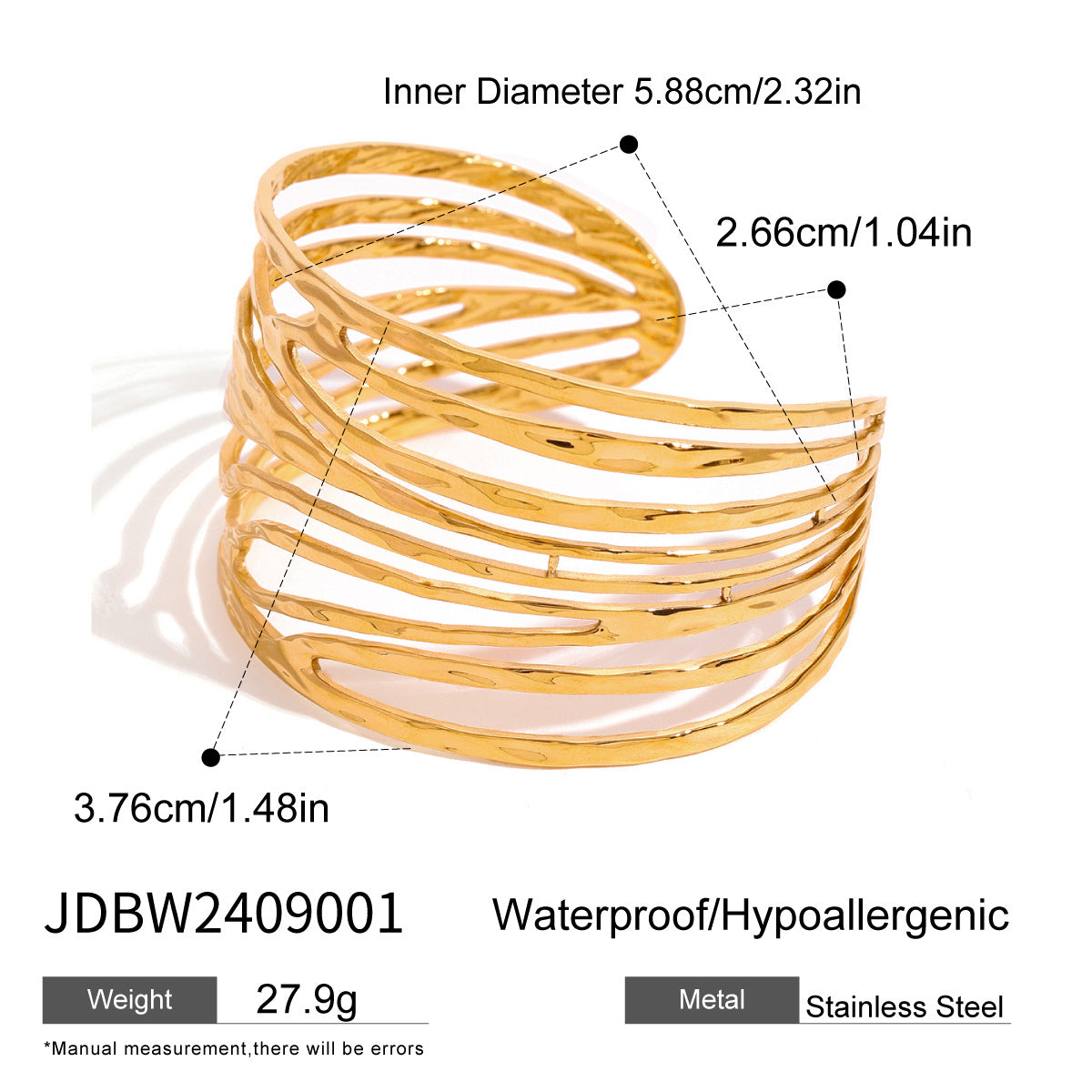 JDBW2409001 Stainless Steel Bracelet Bangle
