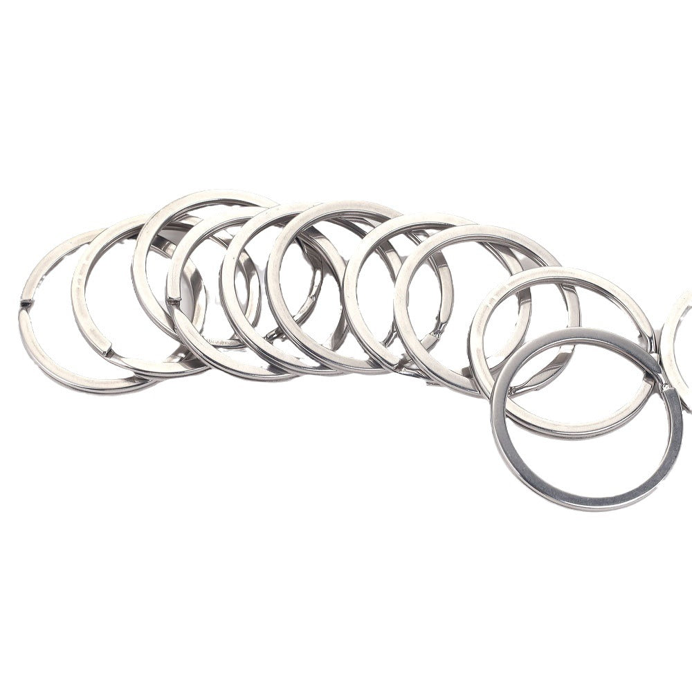 JR06 Key Ring Stainless Steel O ring Key Chain Ring for DIY Accessories