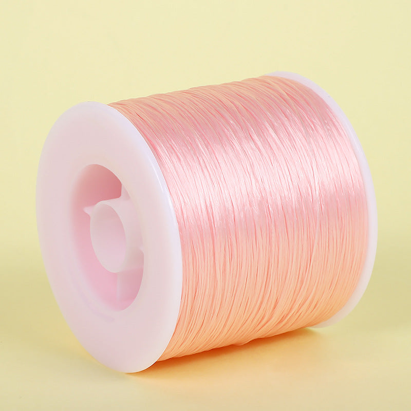 ST03 0.8mm 546yd/500m/roll Flat Elastic String Stretch String for DIY Jewelry Making