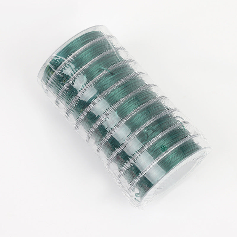 ST05 0.7mm 32ft/10m/roll 10 Roll/pack Flat Elastic String Stretch String for DIY Bracelet Jewelry Making