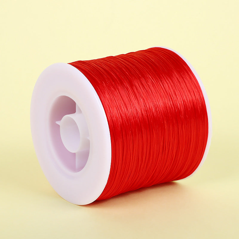 ST03 0.8mm 546yd/500m/roll Flat Elastic String Stretch String for DIY Jewelry Making