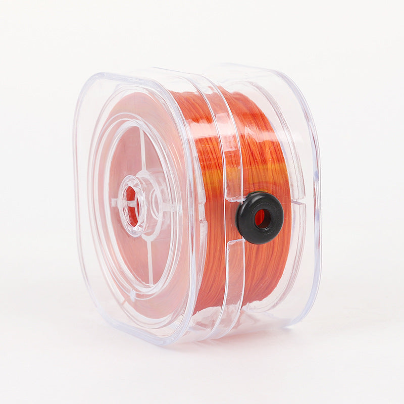 ST01 0.8mm 295ft/90m Flat Elastic String with Storing Case Stretch String for Beads Bracelet DIY Jewellery Making