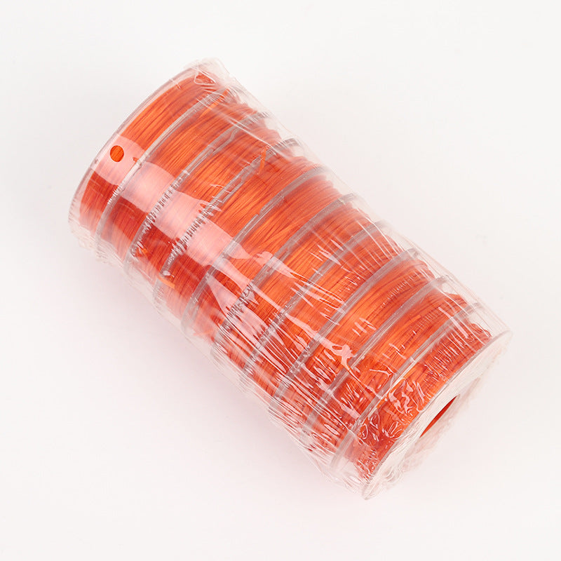 ST05 0.7mm 32ft/10m/roll 10 Roll/pack Flat Elastic String Stretch String for DIY Bracelet Jewelry Making