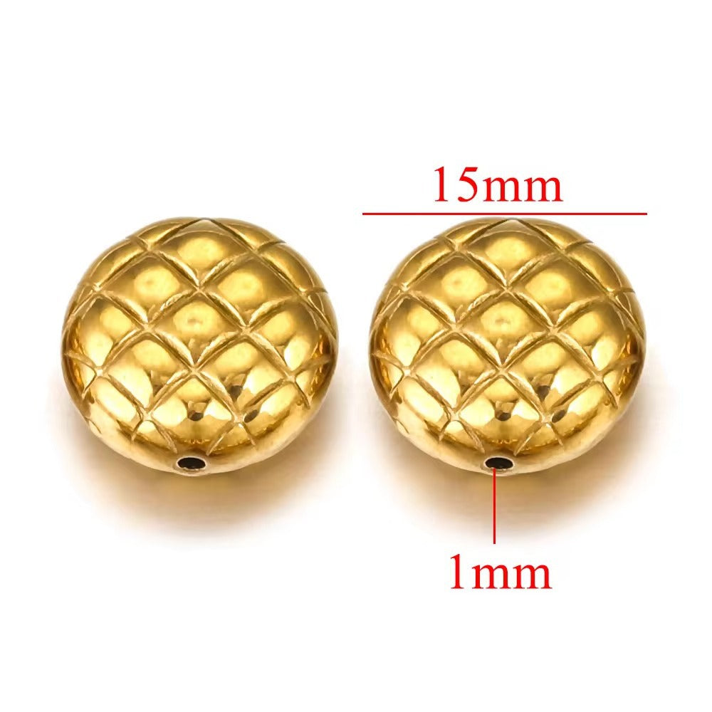 SPC68 Charms Beads Stainless Steel Star Bunny Heart Micky Charms Beads for DIY Bracelet