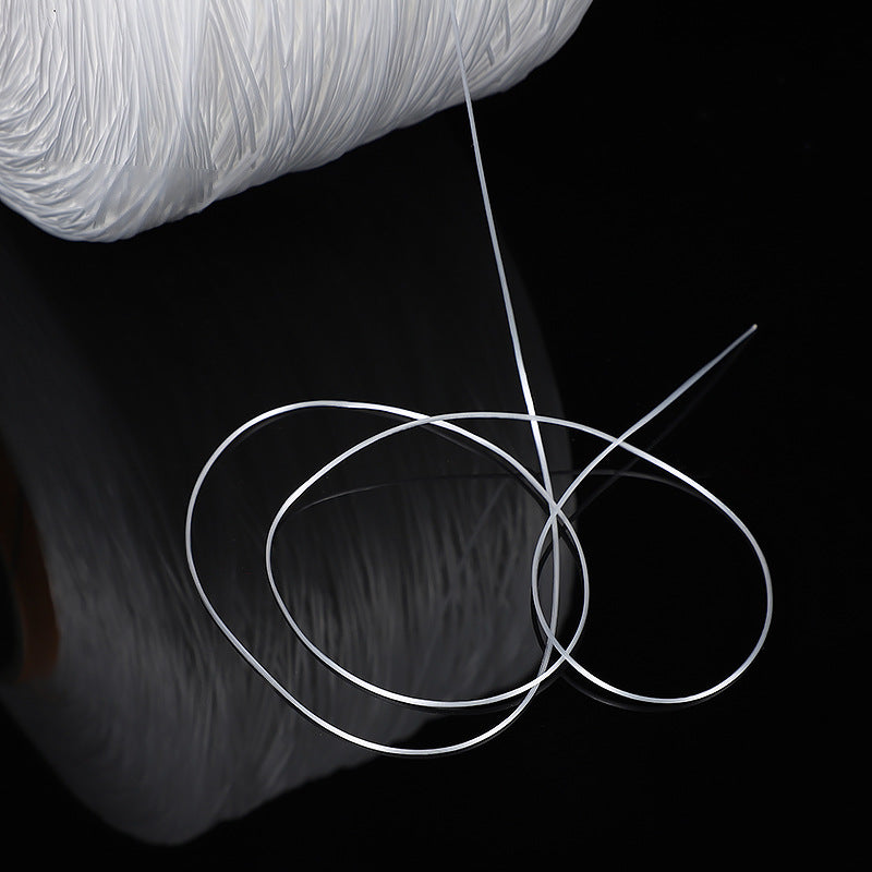 ST04 0.8mm 4590yd/4200m 2250D Big Roll Flat Elastic String Stretchy String for DIY Bracelet Making