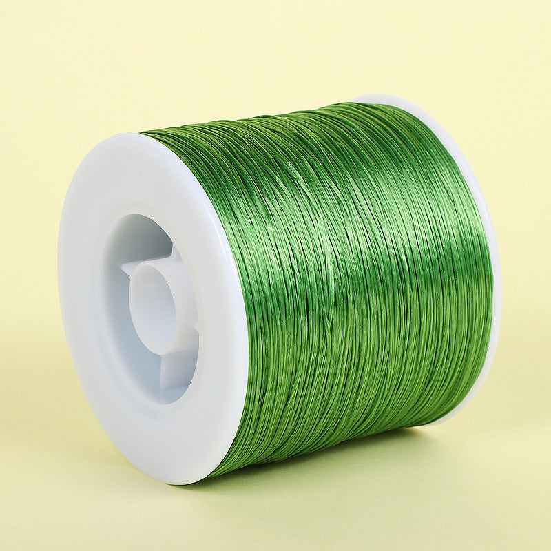 ST03 0.8mm 546yd/500m/roll Flat Elastic String Stretch String for DIY Jewelry Making