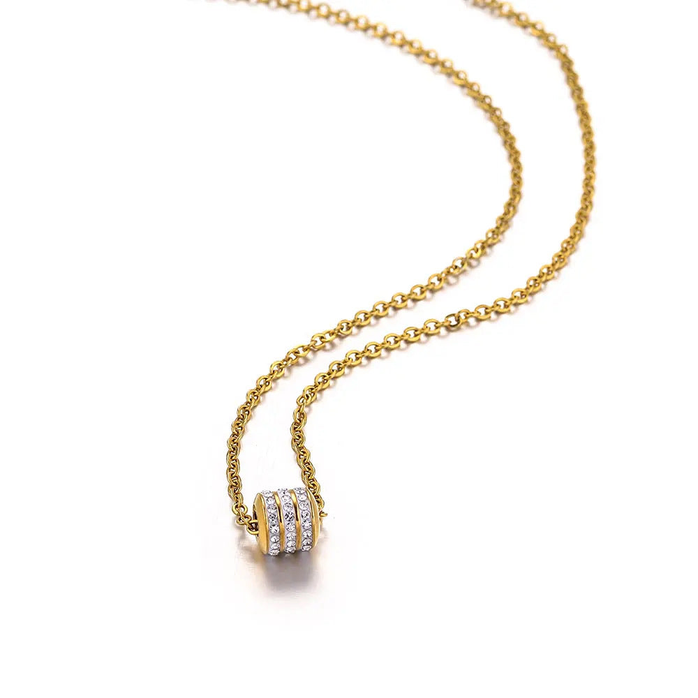 SPC28 Spacer Beads Zircon Diamond Charms Beads for Bracelet and Necklace Jewelry Accessories