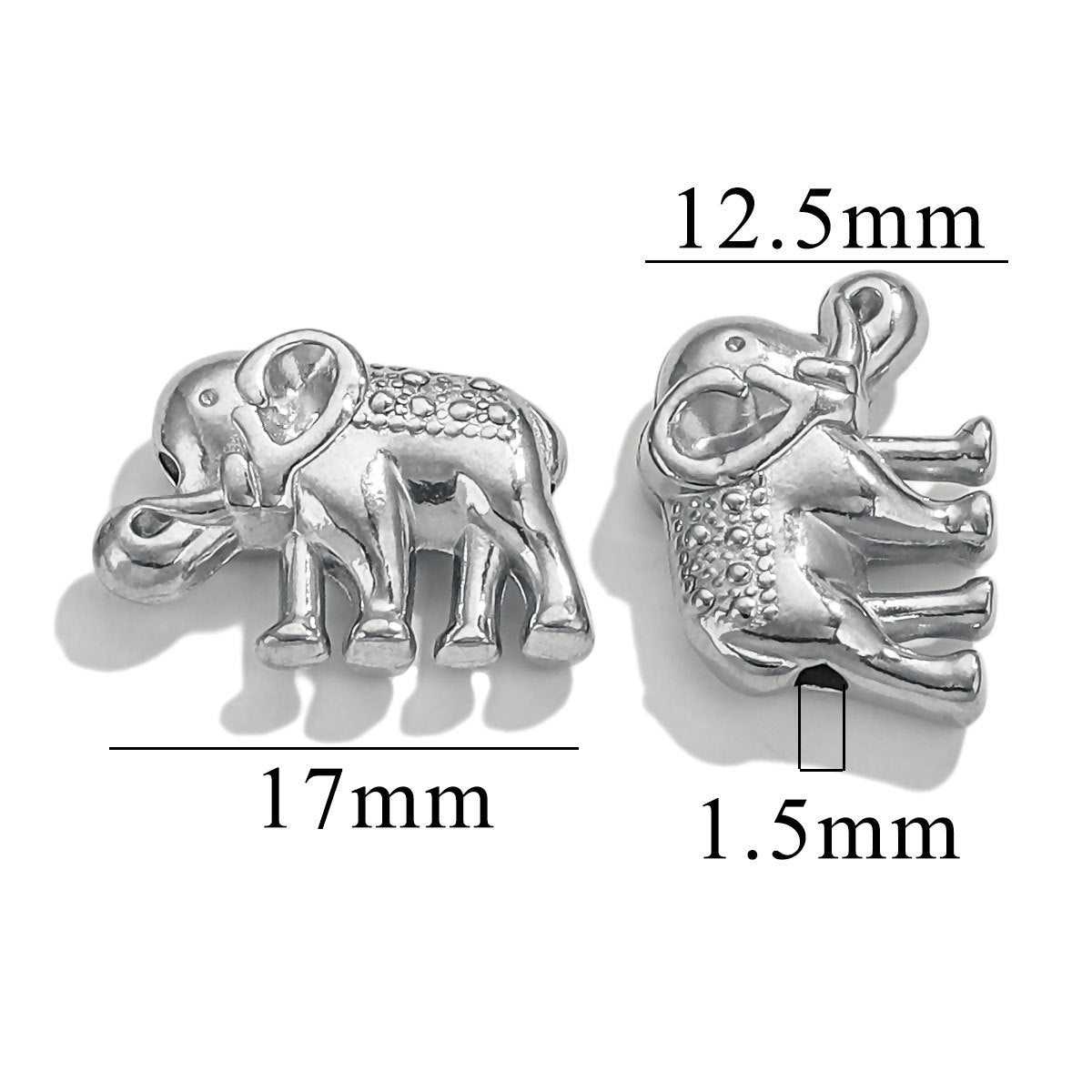 SPC29 Charms Beads Spacer Beads for Jewelry Bracelet Necklace Lotus Elephant Angle Skull Buddah Head Charms Accessories