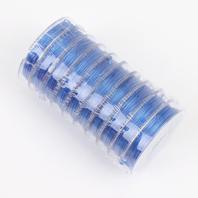 ST05 0.7mm 32ft/10m/roll 10 Roll/pack Flat Elastic String Stretch String for DIY Bracelet Jewelry Making