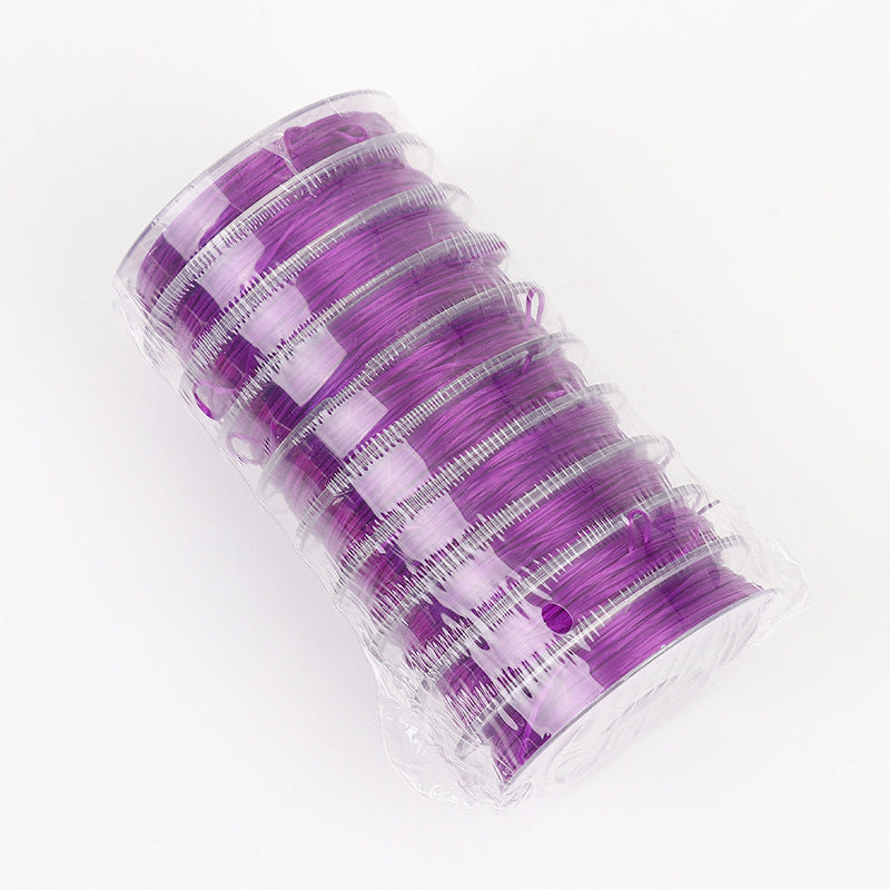 ST05 0.7mm 32ft/10m/roll 10 Roll/pack Flat Elastic String Stretch String for DIY Bracelet Jewelry Making