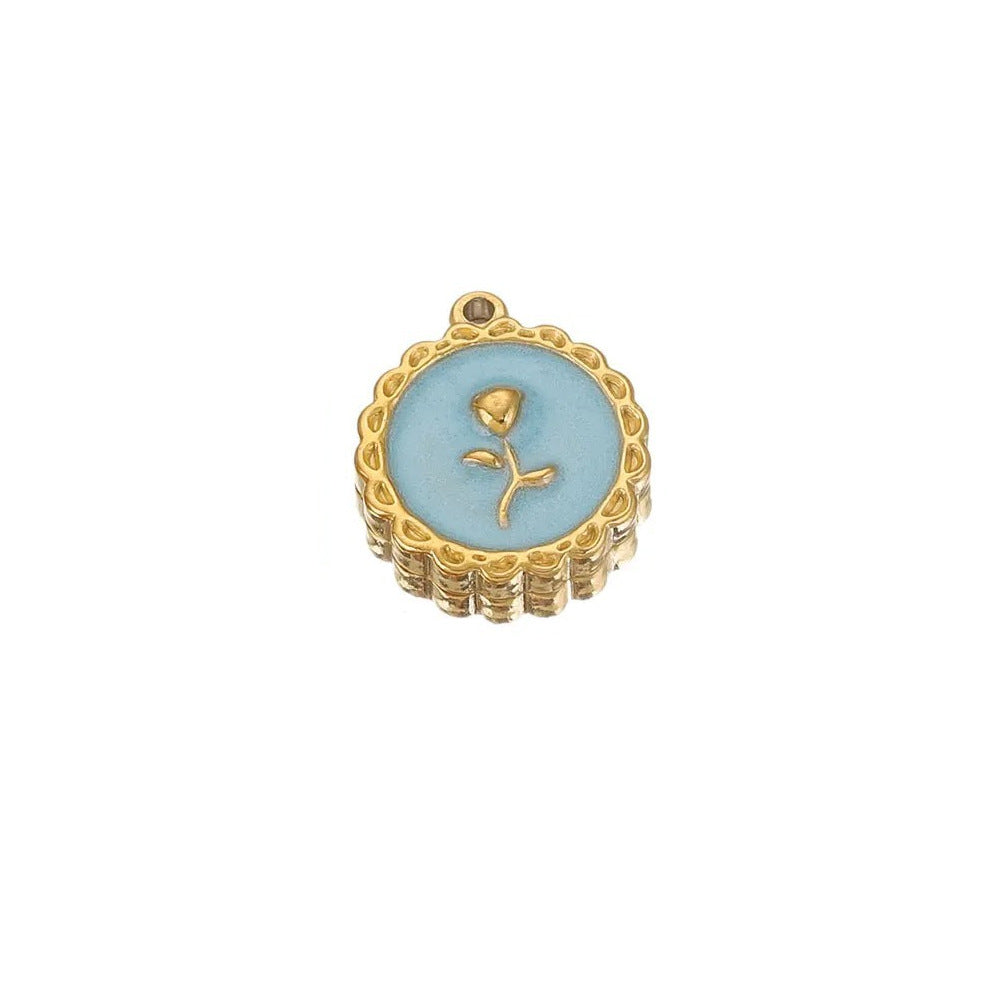PD16 Flower Pendant Rose Pendant Tulips Pendant for DIY Jewelry Making