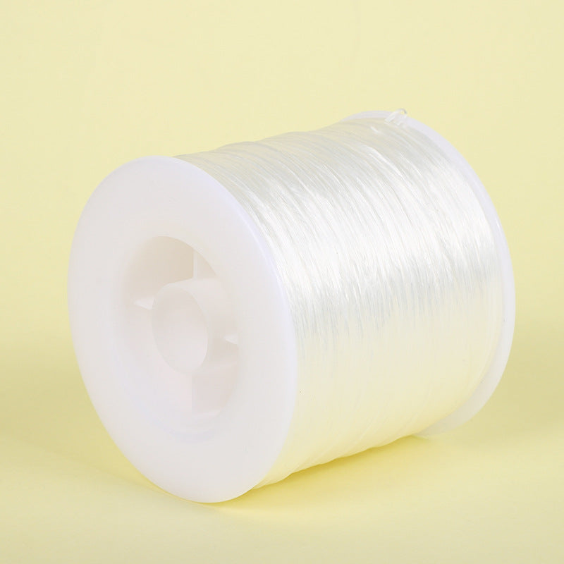 ST03 0.8mm 546yd/500m/roll Flat Elastic String Stretch String for DIY Jewelry Making