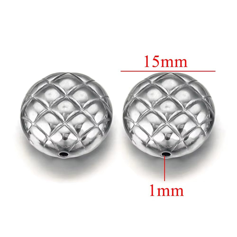 SPC68 Charms Beads Stainless Steel Star Bunny Heart Micky Charms Beads for DIY Bracelet