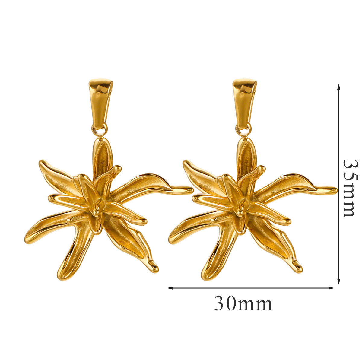 PD23 Vintage Flower Pendant Stainless Steel Necklace Pendants