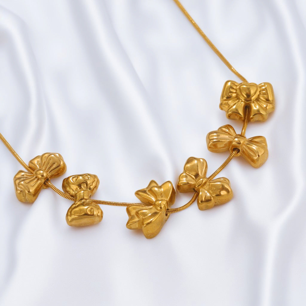 SPC40 Bow Tie Shape Charms Beads Spacers for Necklace Bracelet Jewelry DIY