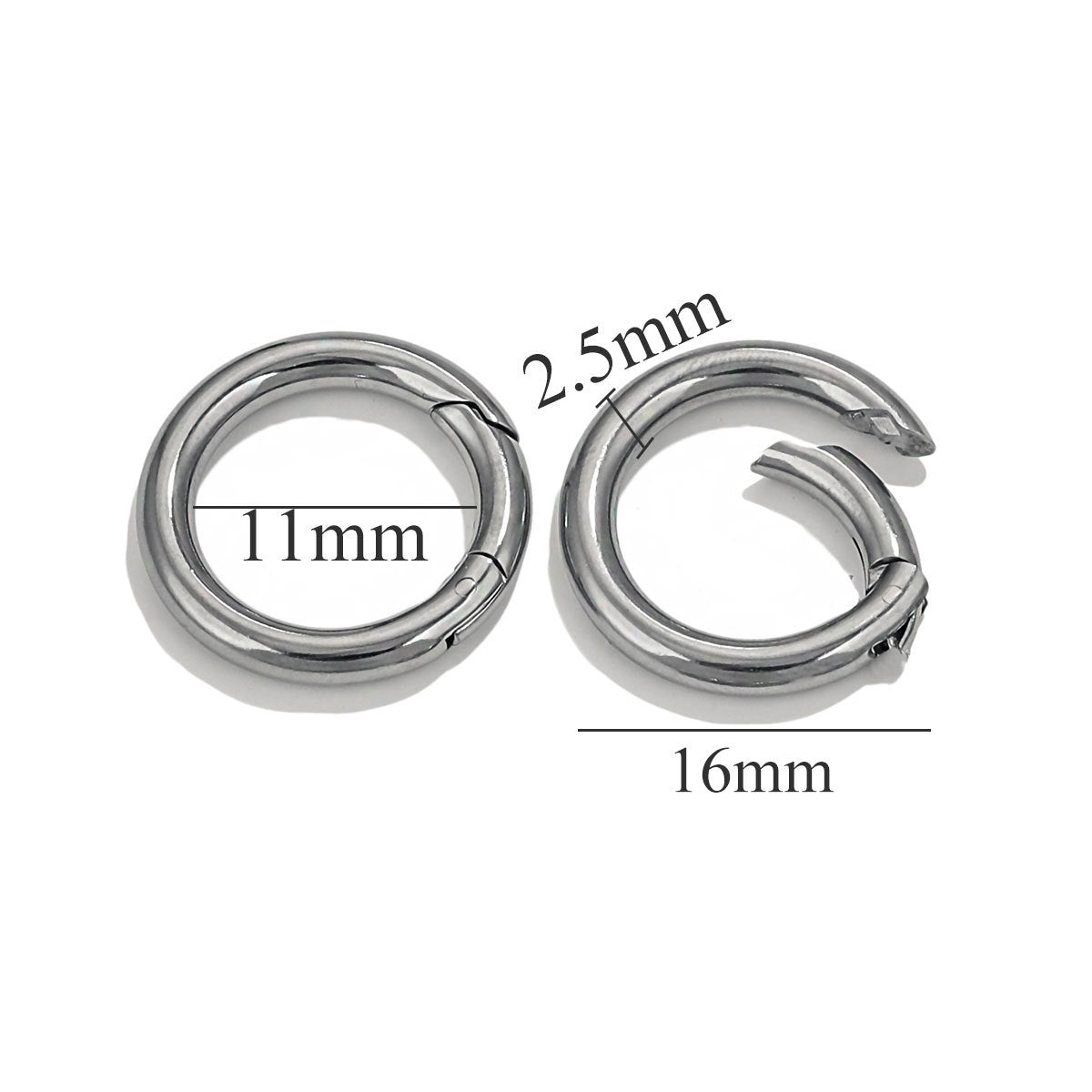JR07 Key Ring Heart Shape Keychain Ring