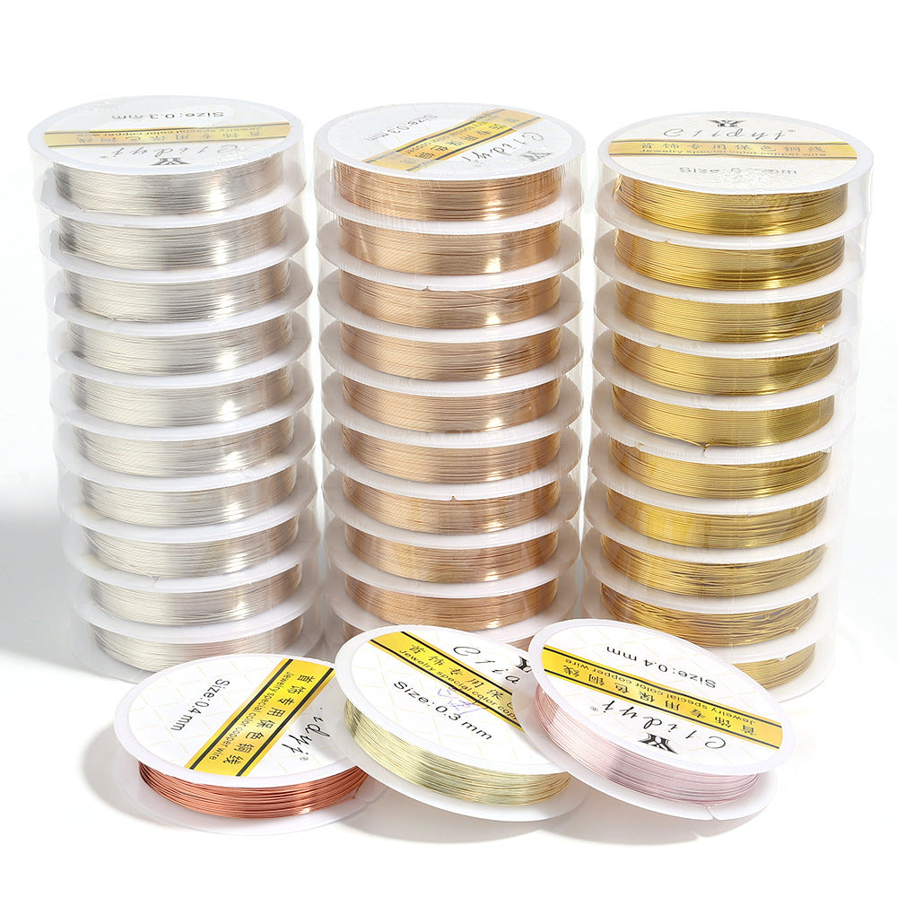 ST12 Soft Copper Wire, 0.2/0.3/0.4/0.5/0.6/0.7/0.8/1mm Diameter Craft Copper Wire for Electroculture, Gardening, Jewelry Making, Beading, DIY Artwork