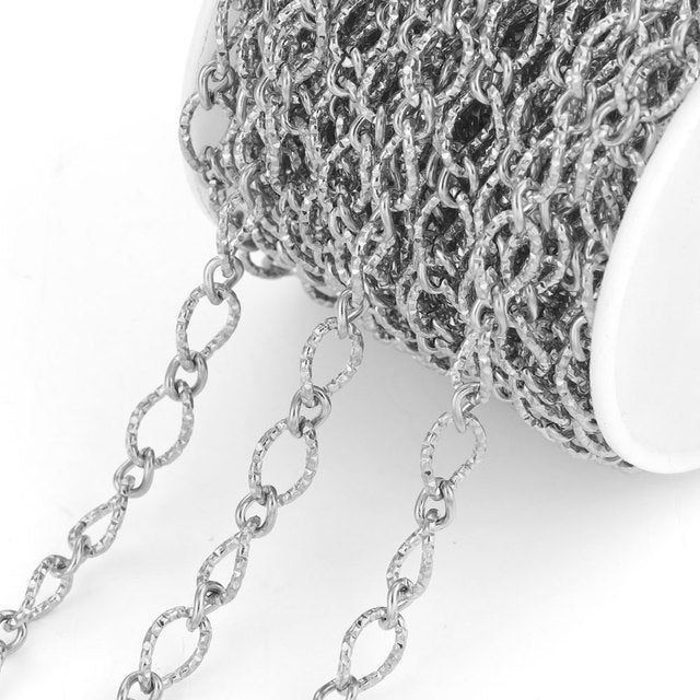 CH22 Stainless Steel Knot Chain Sold By Meter