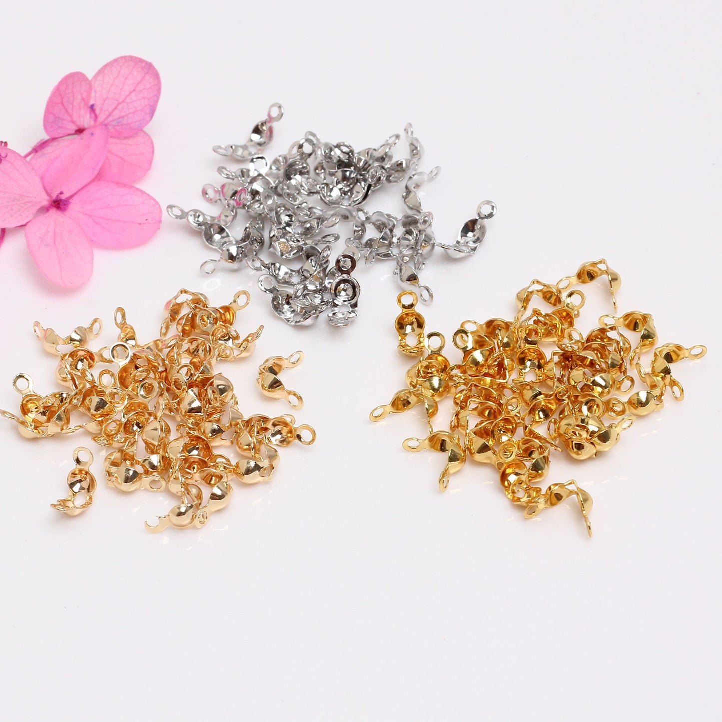 CB02 Crimp Bead Cover Buckles for Crimp Beads