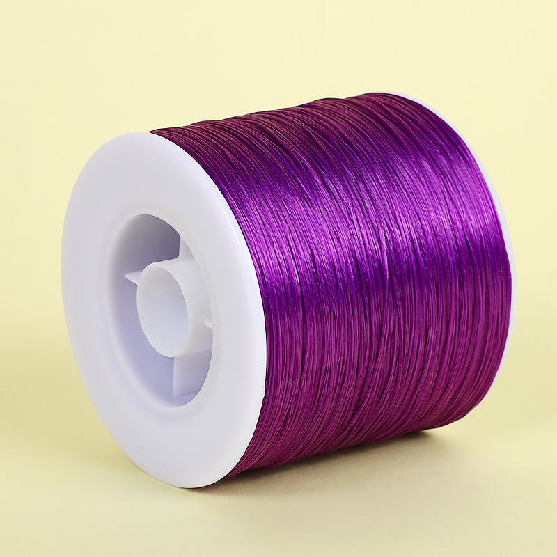 ST03 0.8mm 546yd/500m/roll Flat Elastic String Stretch String for DIY Jewelry Making