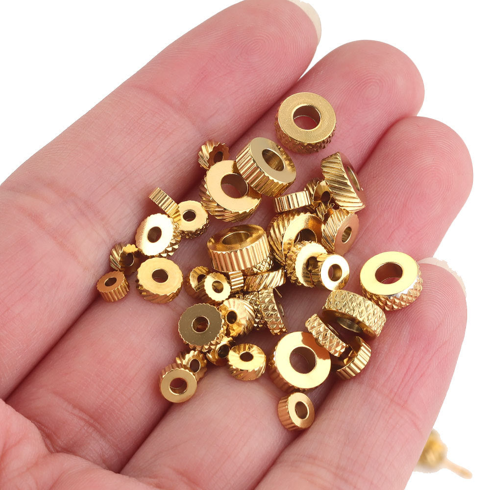 SPC47 Slice Shape Spacer Beads Charms Beads for DIY Bracelet Making